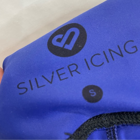 Silver Icing Royal Blue plaid leggings - Picture 3 of 8